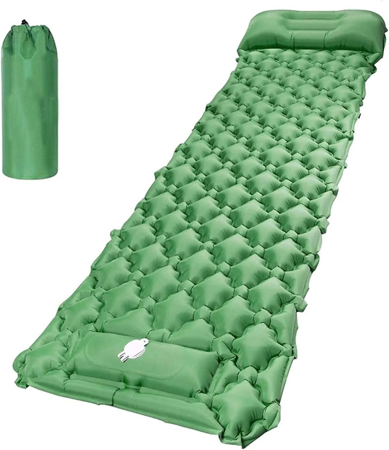 GaRcan Inflatable Sleeping Mattress Inflatable Sleeping Mat Ultralight, Portable Sleeping Pad, Waterproof Comfortable Roll Mats with Pillow, Ultralight and Small Pack Size, for Travelling