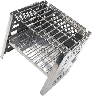 Garneck Grill Alternative Camping Grill Grate Portable Bbq Stove for Outdoor Garden Bonfire
