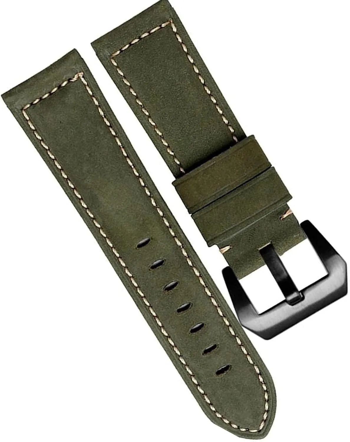 Genuine Cowhide Leather Retro Watch Band For Panerai PAM111 441 Watchband Man Wrist Strap 20mm 22mm 24mm