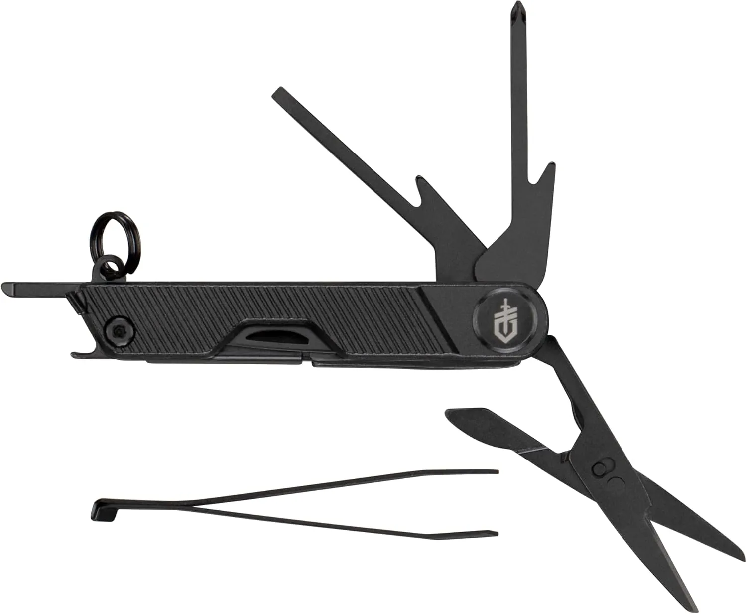 Gerber Gear Armbar Mini - 8-in1 Travel Multitool with Package Opener, Screwdriver & Scissors - EDC Adventure Gear for Camping, Hiking & Outdoor - Compact Utility Tool - Black