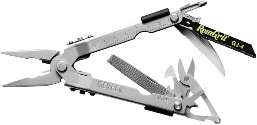 Gerber Gear MP600 Pro Scout Multi-Plier - Multitool with 15 Tools, Including Needlenose Pliers - Premium Multipurpose Tool - Made in USA