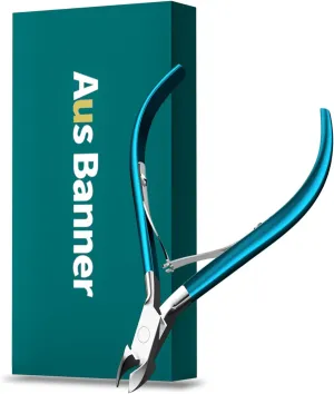 Germany Professional Cuticle Trimmer, Cuticle Nipper, Stainless Steel Cuticle Remover, Cuticle Cutter, Nail Manicure Tool for Women (Green),nail clippers cuticle