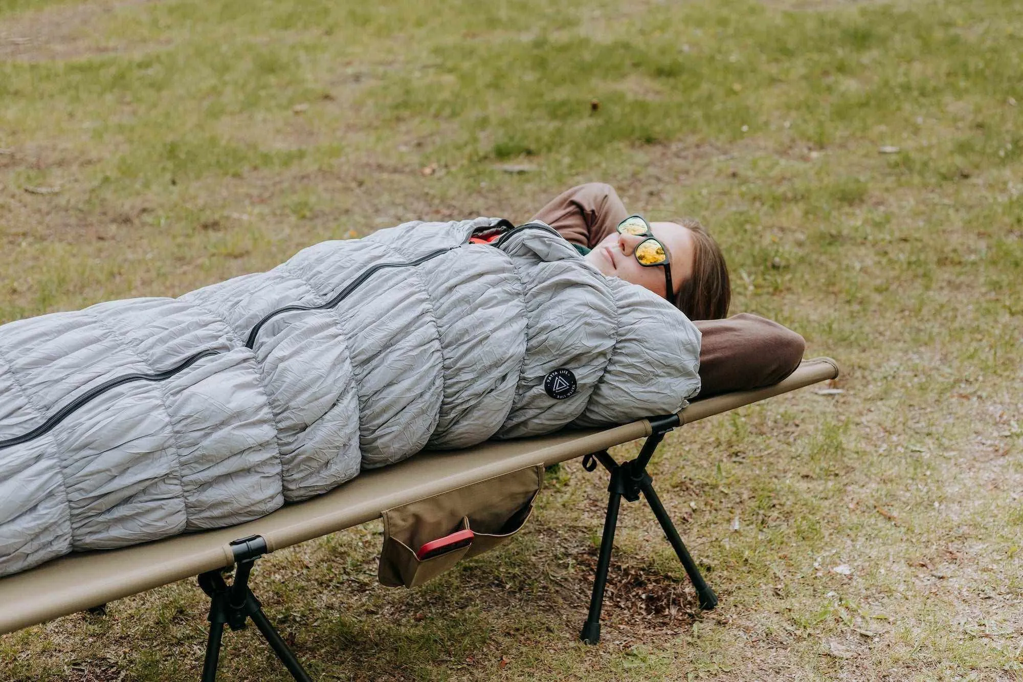 Goose Down Sleeping Bag - Black by YATTA