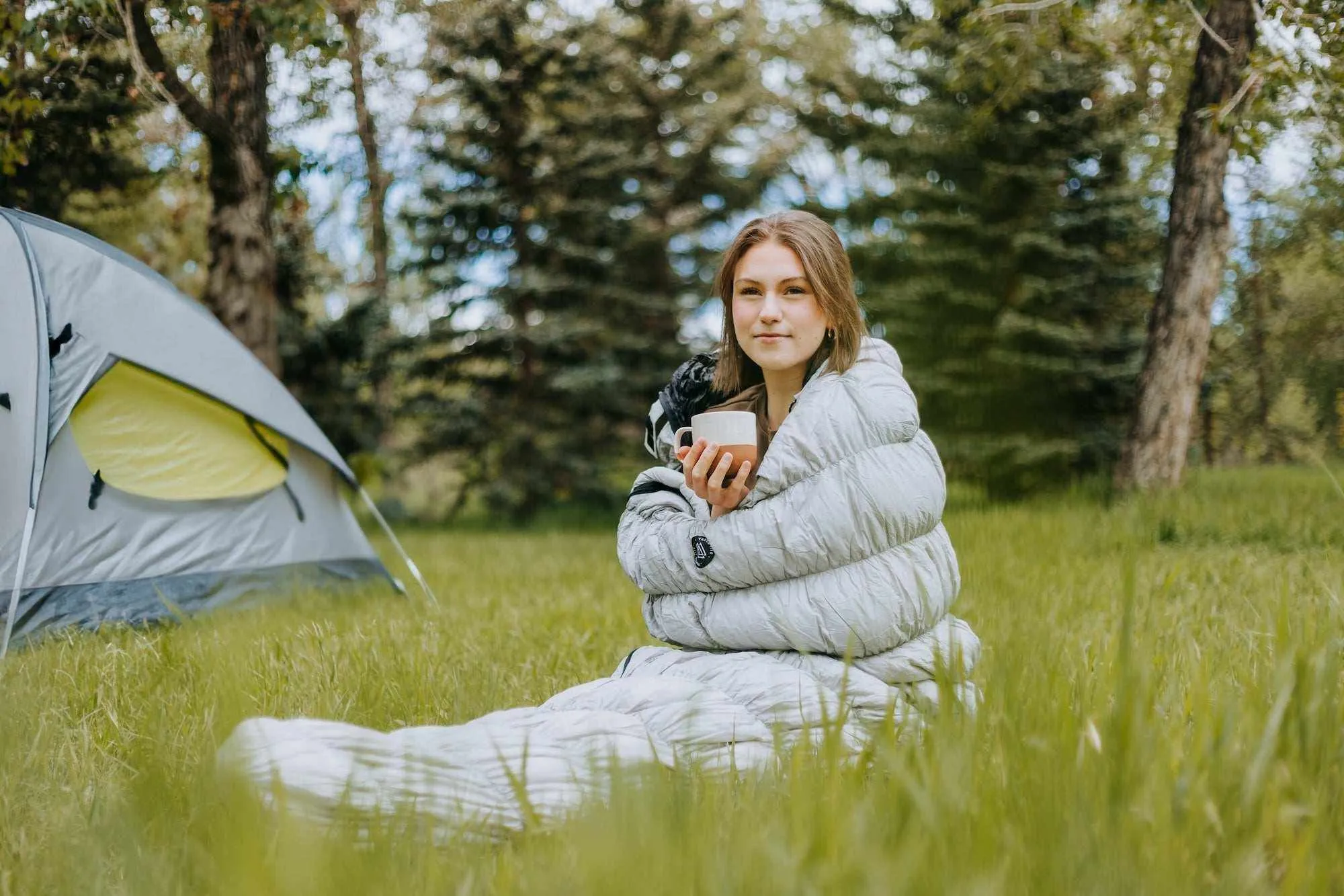 Goose Down Sleeping Bag - Black by YATTA