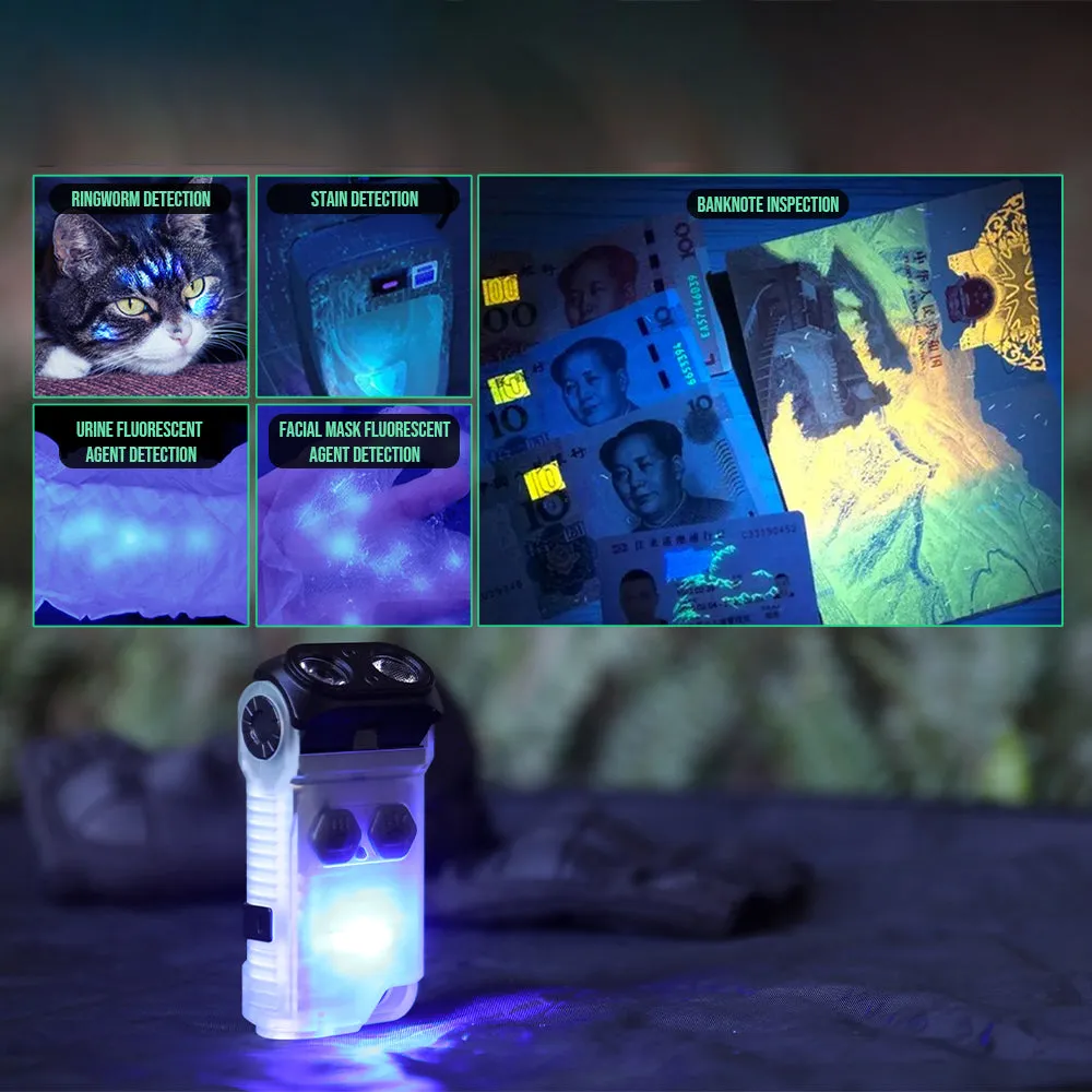 GRAY MINIX5 MULTIFUNCTIONAL EDC PORTABLE LIGHT(20%OFF)
