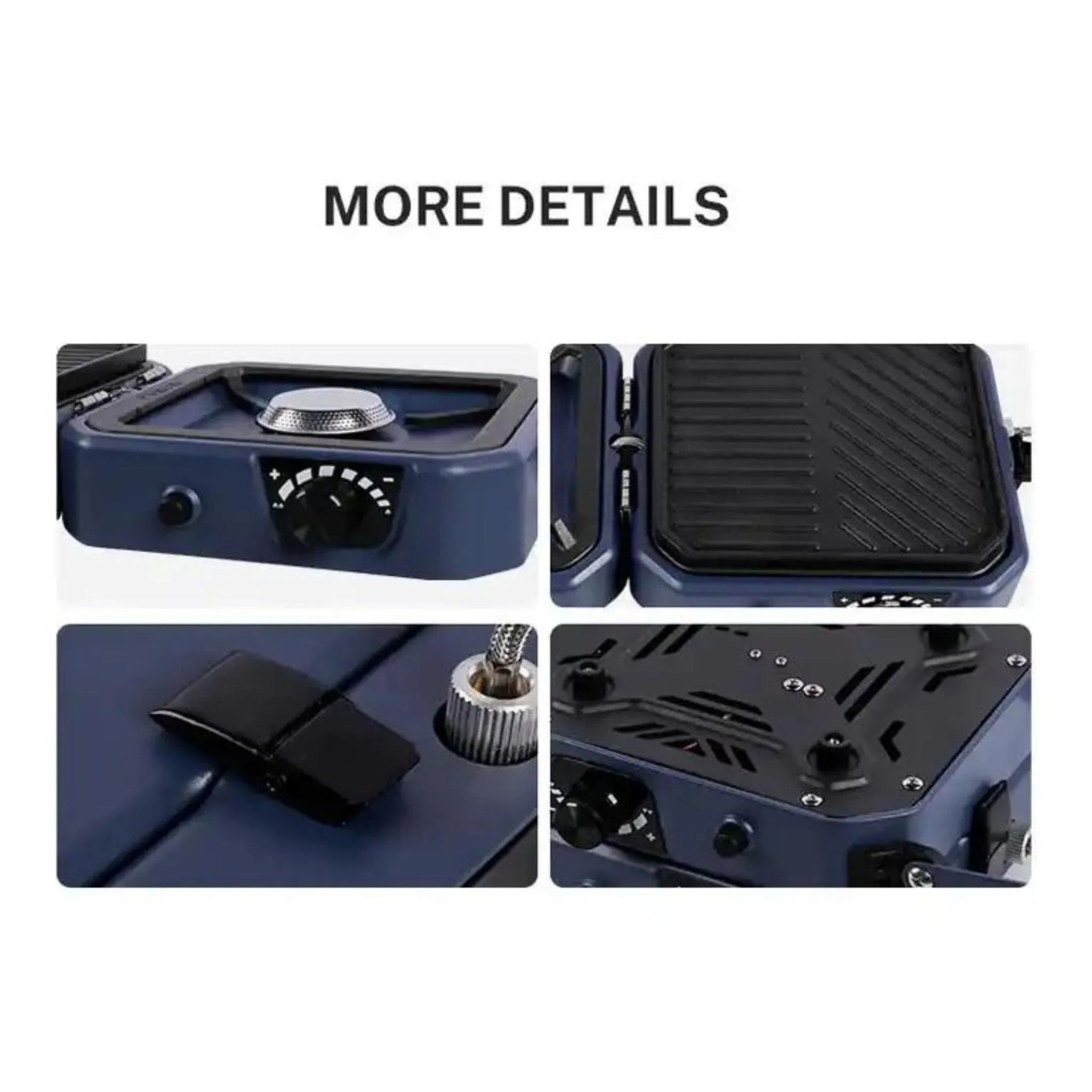 Green Lion 2 in 1 Foldable Camping Stove - Blue