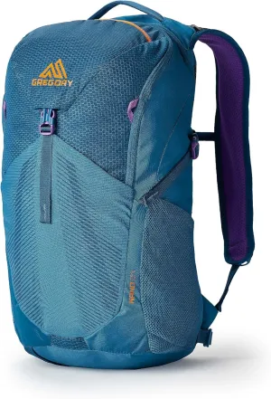 Gregory Nano 24L Unisex Day Hiking/Commuter/Active Travel Backpack, Breathable Backpanel, Hydration Port, One Size Fits All, Icon Teal