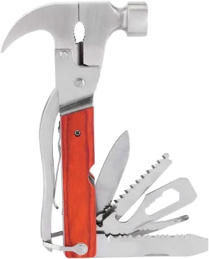 Hammer Multi Tool Multipurpose Tool Multifunctional Folding Stainless Steel Claw Hammer Plier Tool for Outdoor Garden Camping Survival