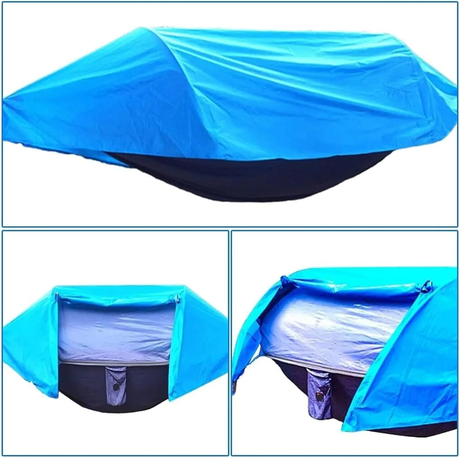 Hammock 270x140 Cm Camping Hammock Tent Portable Hammock with Mosquito Net Outdoor Lightweight Travel Portable Hammock
