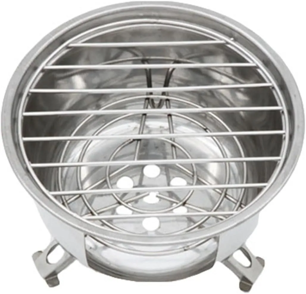 HANABASS Stainless Camping Stove Portable Bbq Grill Mini Grill Outdoor Stoves for Cooking Bbq