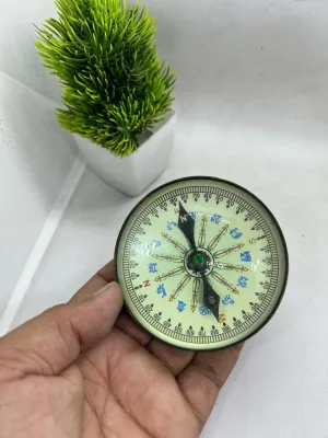 Handcrafted Nautical Brass Compass Antique Navigational and Directional Tool Vintage Style Compass for Camping & Hiking