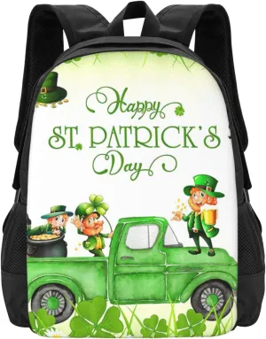 Happy St.Patrick'S Day Lightweight Packable Backpack Travel Casual Large Capacity Daypack Foldable Backpack For Men Women