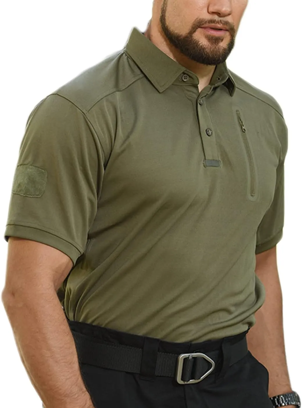 HARGLESMAN Men's Tactical Short Sleeve Polo Shirt(S-3XL)