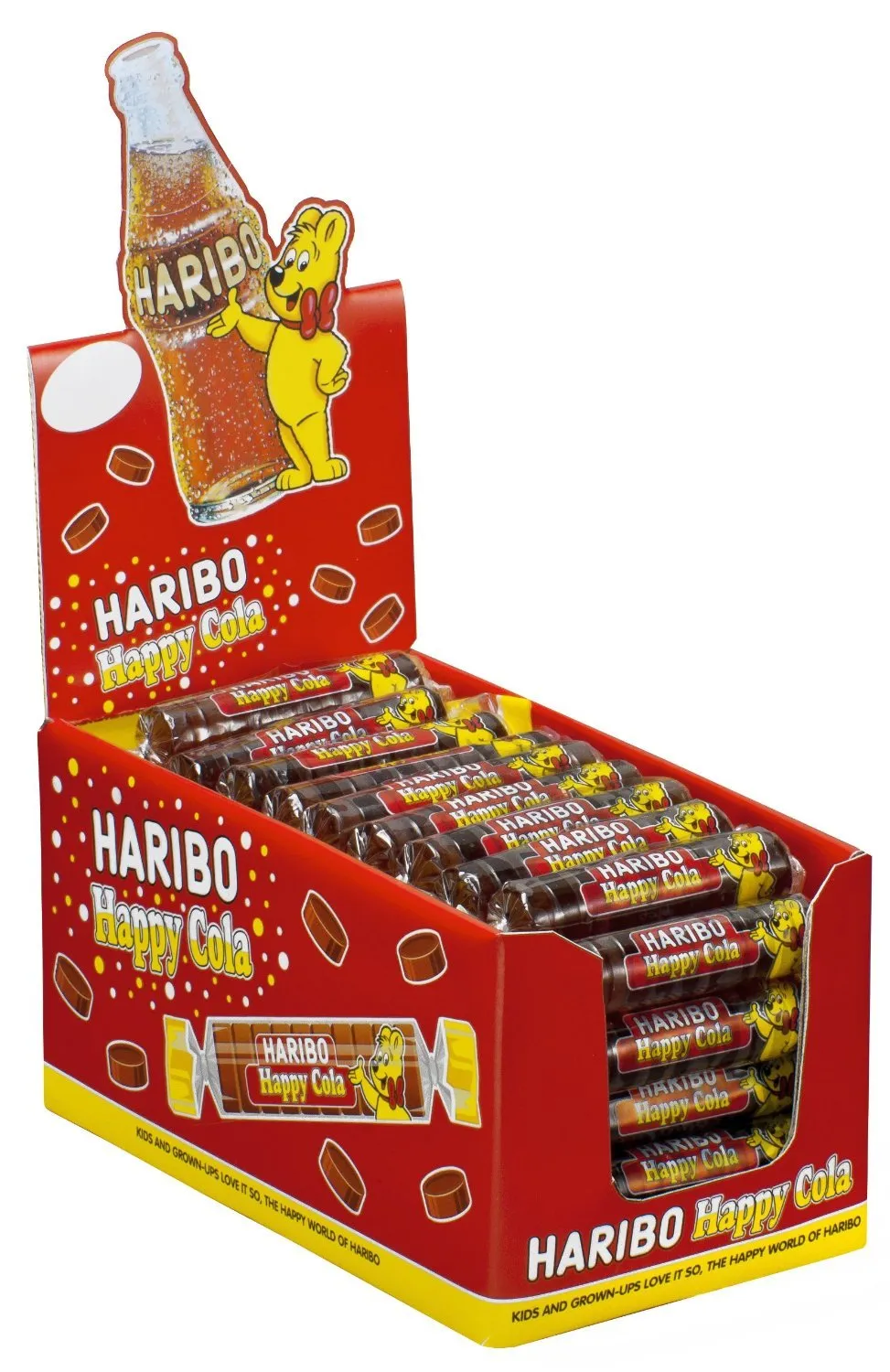 Haribo Cola-Roulette, 7/8-Ounce Rolls (Pack of 50)