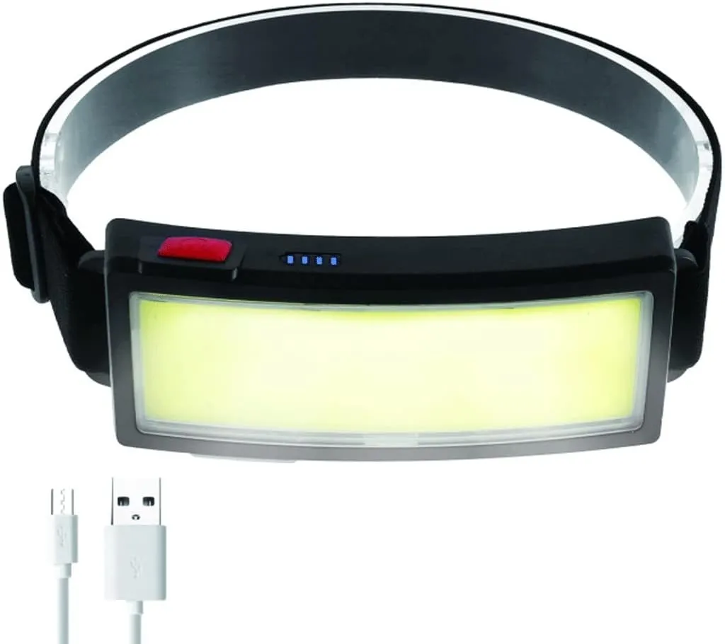 HBJWOV Headlights Outdoor Household Portable Headlamp with Built Rechargeable Lamp