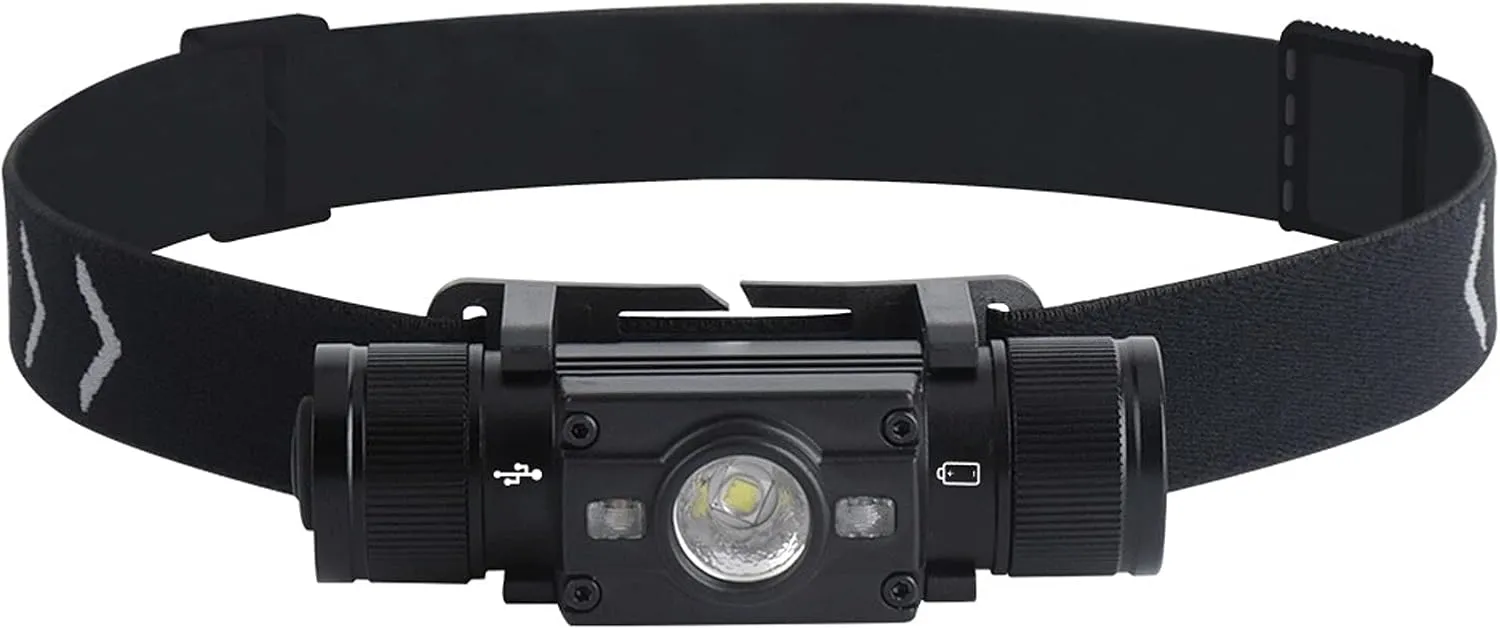 Headlamps LED Headlamp 7-Mode Powerful Waterproof Headlight Rechargeable Head Torch for Camping Hunting