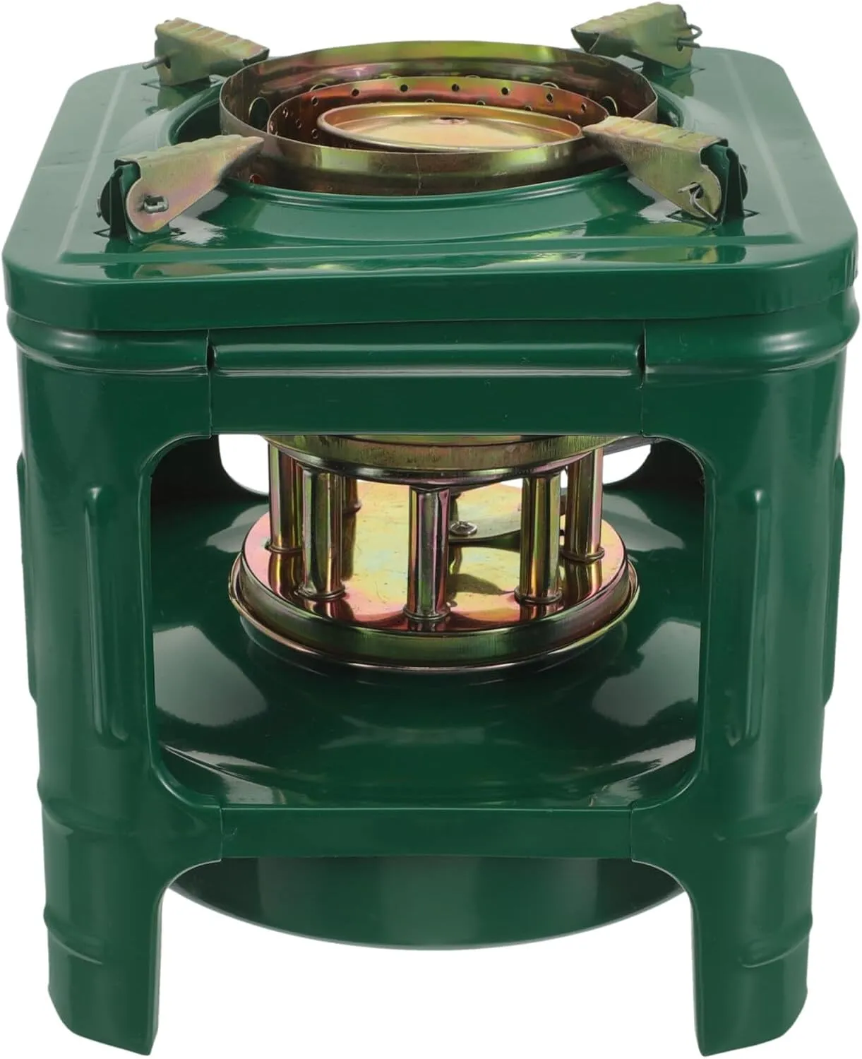 Heater 8 Wicks Round Camping Picnic Burner Furnace Efficient Portable Camping Stove Backpacking Oil Stoves Cooker Cookware Handy Outdoor Portable for Backpacking Hiking