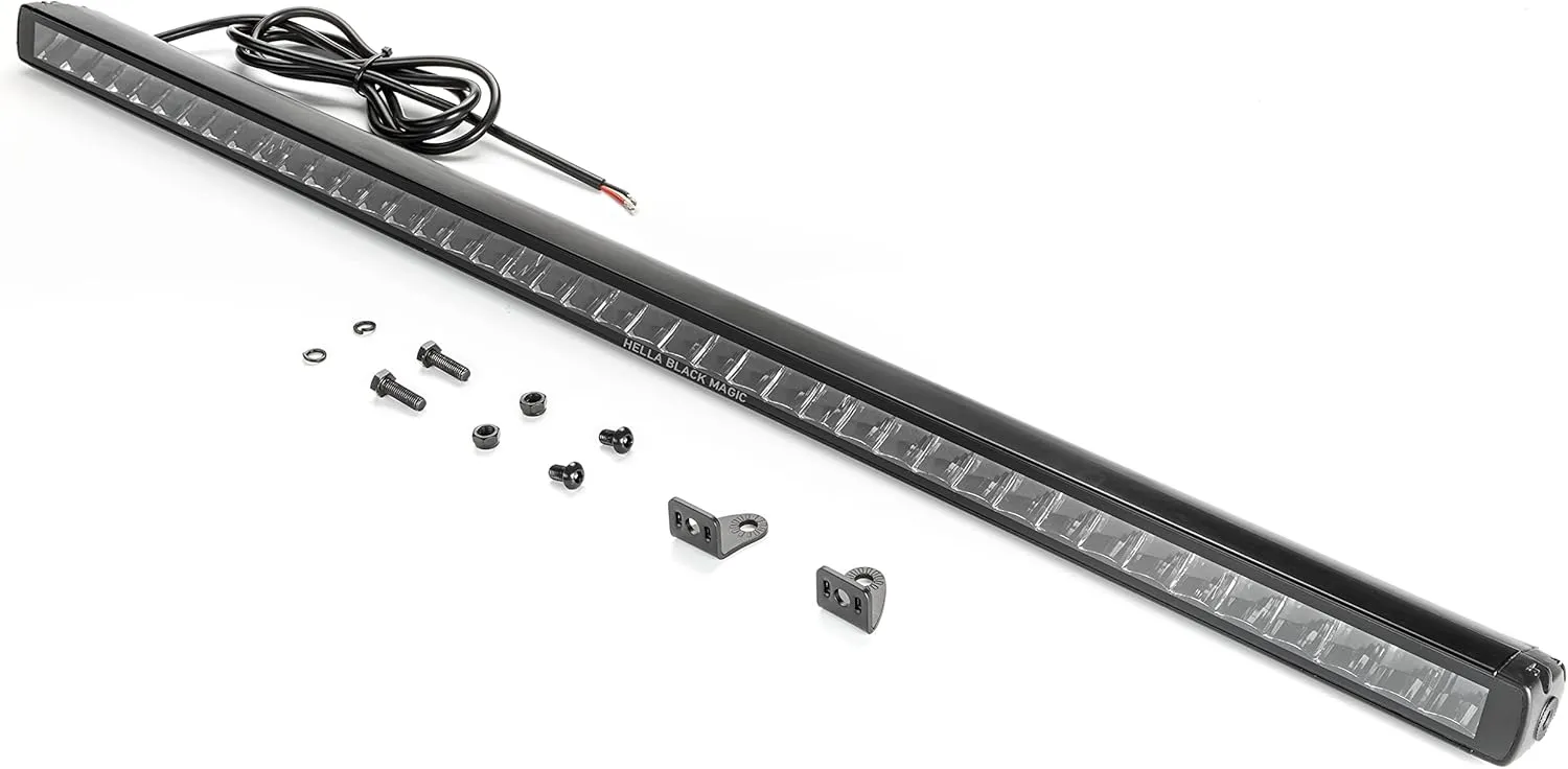 Hella Black Magic LED Series 40 Inch Slim Lightbar - LED Spotlight- Performance High Beam Off-Road Light for Pickup Trucks, ATV, SUV, 4x4, Jeep, Tractors / 358176321