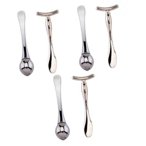 Hemoton 3 Sets Mini Eye Massager Roller T-stick for Dark Circles Relief Eye Skin Care Travel Size