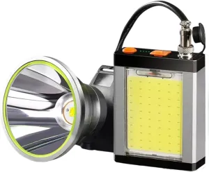 High Power LED Headlamp Separate Design Outdoor Headlamp Waterproof Rechargeable Long Range Headlamp Suitable for Camping Hiking Fishing Hunting
