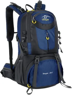 Hiking Backpack Waterproof Travel Fishing Climbing Camping 50L Hiking Daypack Trekking Bag Outdoor Adventure Sports