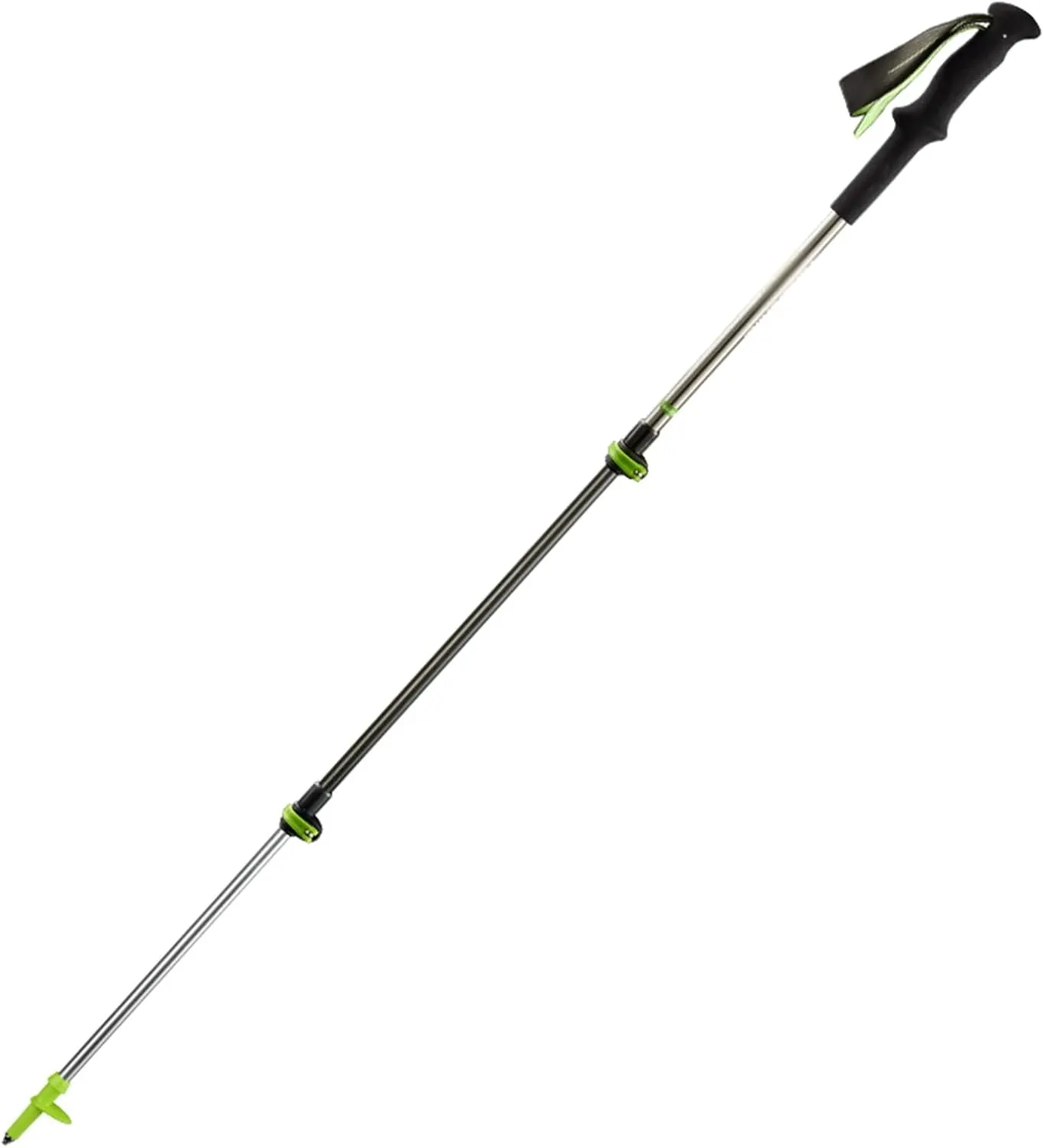 Hiking Poles, Telescopic Lightweight Trekking Poles, Walking Sticks for Hiking with Adjustable Wrist Strap & EVA Extended Handle, for Hiking, Camping, Climbing