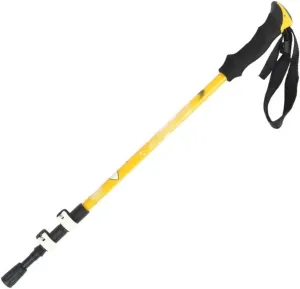 Hiking Poles, Trekking Poles, Adjustable Walking Sticks, Aluminum Alloy Trekking Sticks, Quick Lock System, Suitable for Hiking, Camping, Climbing, Outdoor (Yellow)