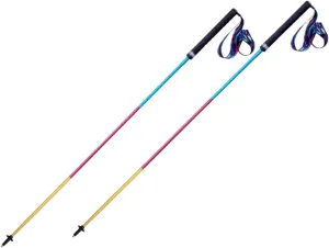 Hiking Trekking Poles 2-pc Pack Trekking Poles Adjustable Length Walking Sticks Ultralightwith for Camping Mountaining Hiking Sticks for Trekking(110cm)