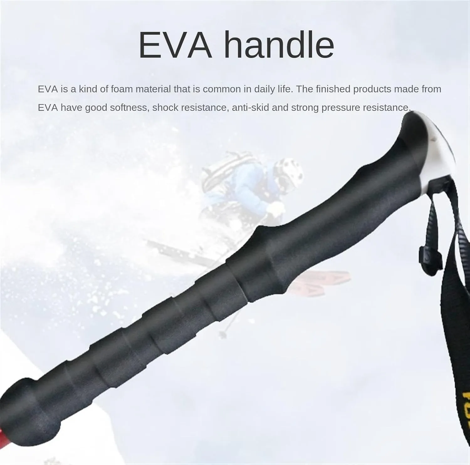 Hiking Trekking Poles Folding Trekking Hiking Poles Strong Walking Stick Lightweight Aluminum Alloy for Camping Hiking Sticks for Trekking