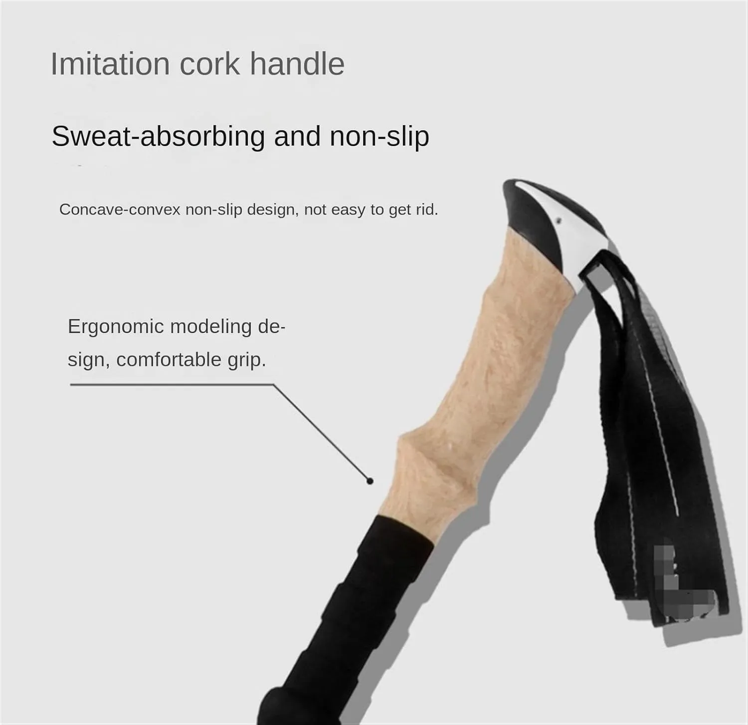 Hiking Trekking Poles Hiking Poles Aluminum Alloy Trekking Sticks Lightweight Telescopic Strong for Camping Hiking Sticks for Trekking