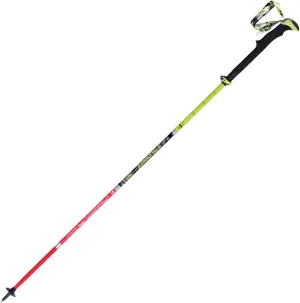 Hiking Trekking Poles, Lightweight Folding Adjustment Hiking Trekking Poles, EVA Foam Handle and Strong Grip Tungsten Steel Tip, Suitable for Camping and Adventure (Red Long)