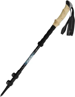 Hiking Trekking Poles Lightweight Trekking Poles Aluminum Adjustable Hiking Sticks Telescoping Walking Sticks Hiking Sticks for Trekking(Black)