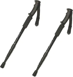 Hiking Trekking Poles, Retractable Trekking Trekking Poles, Adjustable 53-110Cm, Soft and Comfortable EVA Handle and Strong Grip Tip, Non-Slip High Strength