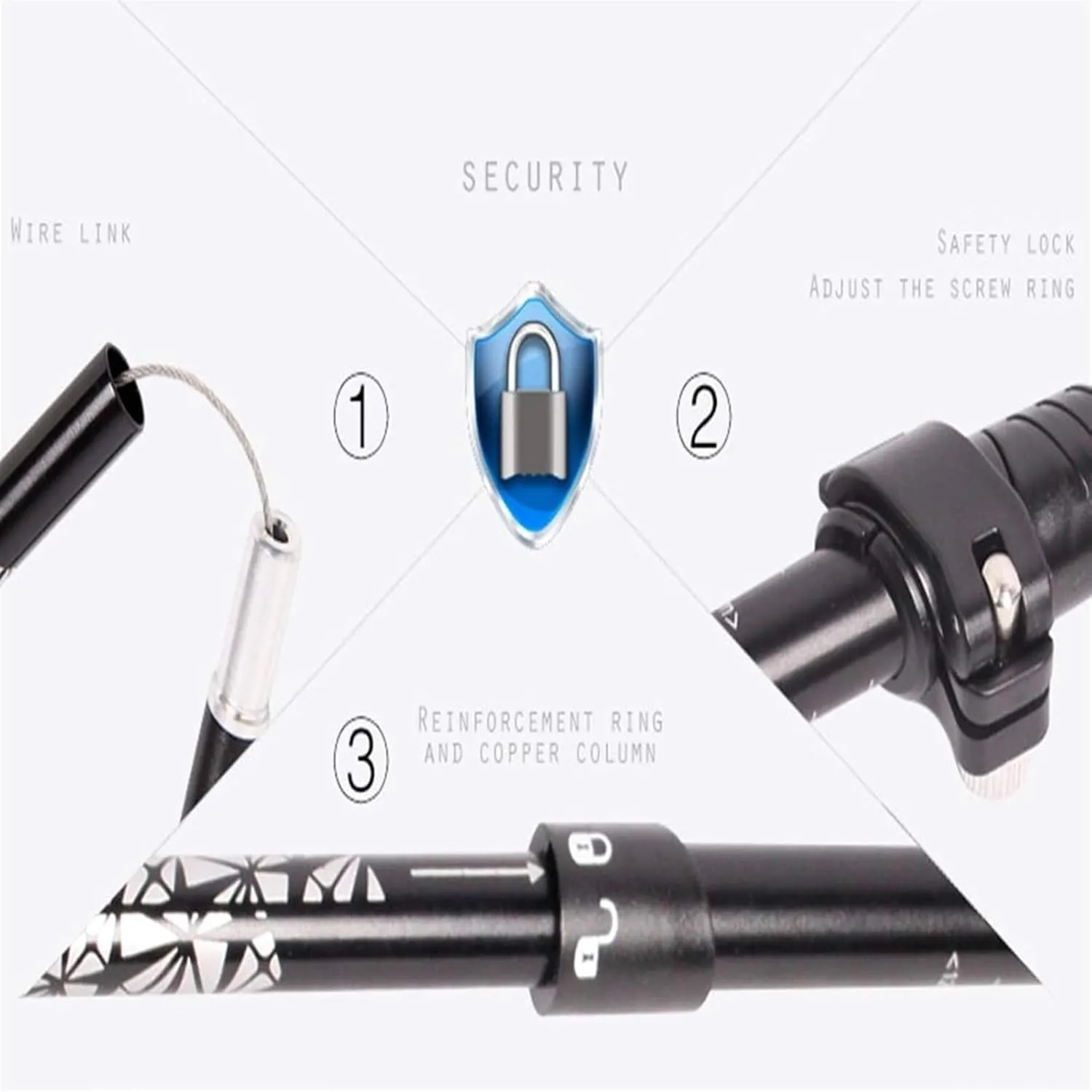 Hiking Trekking Poles Trekking Poles Adjustable Aluminum Alloy Hiking Walking Sticks Lightweight with EVA Foam Handle Hiking Sticks for Trekking
