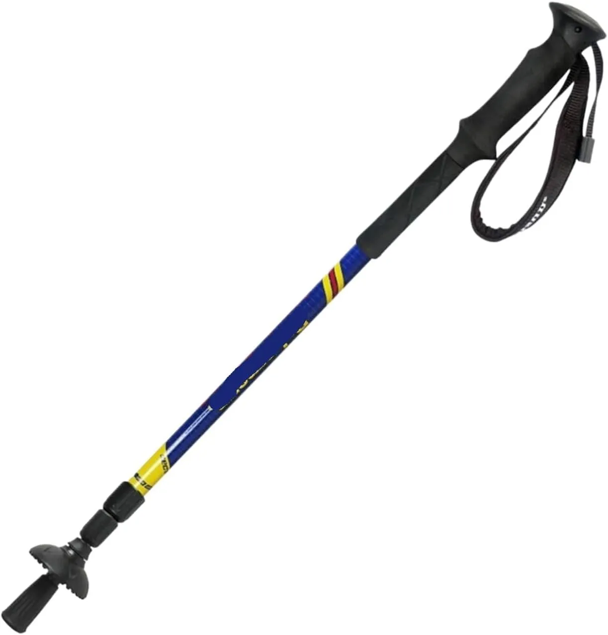 Hiking Trekking Poles Trekking Poles Carbon Fiber Adjustable Walking Sticks with Quick Locks Expandable Hiking Poles Hiking Sticks for Trekking(Blue)