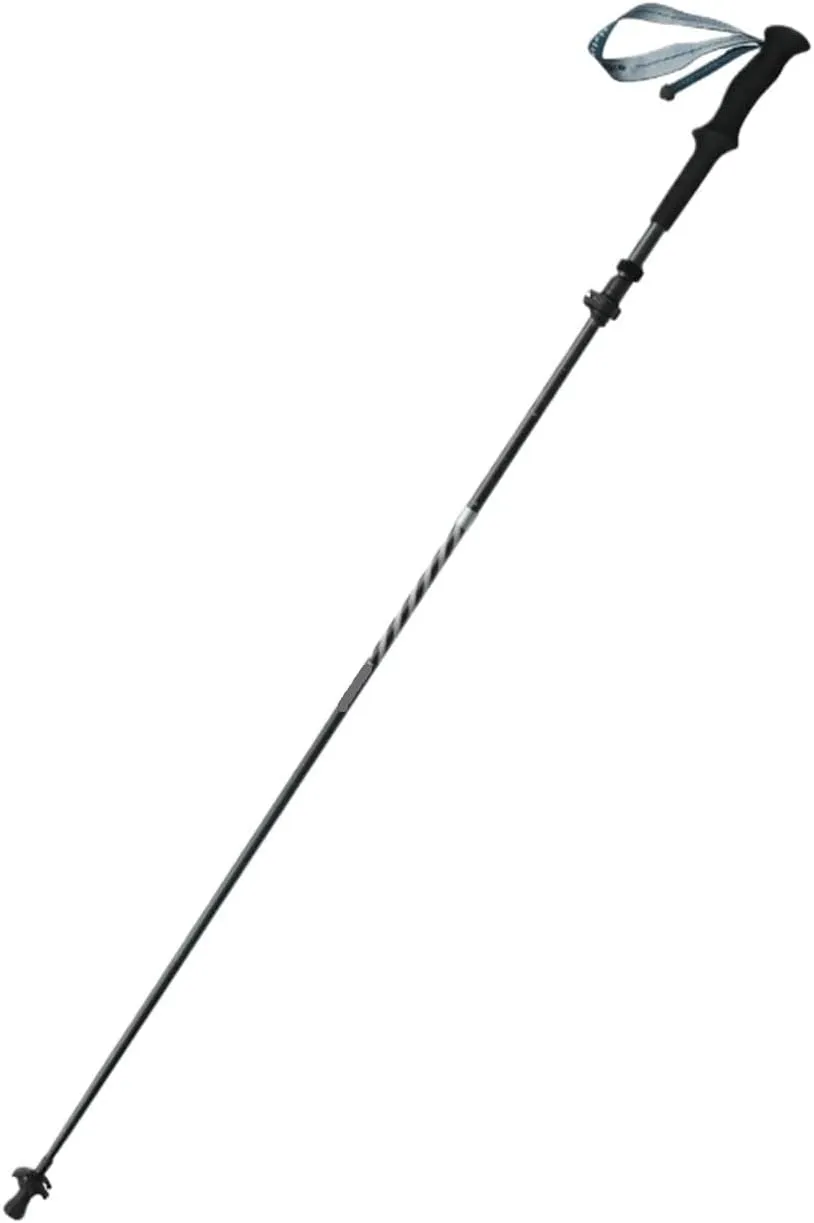 Hiking Trekking Poles Ultralight Trekking Pole Carbon Fiber Hiking Walking Stick Adjustable Pole for Mountaining Hiking Sticks for Trekking(Black,115-135cm)