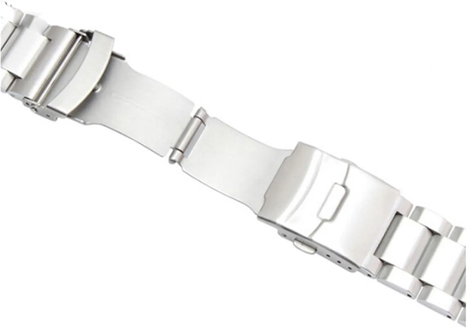 HMFang Solid Stainless Steel Watch Band Bracelet 18mm 20mm 22mm 24mm Metal Watchband Women Men Silver Blue Black Gold Strap Accessories