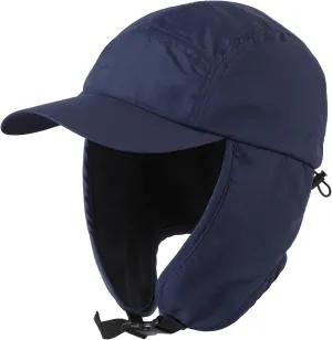Home Prefer Mens Winter Hat Warm UPF50  Baseball Hat with Earflaps Fleece Lined Waterproof Trooper Trapper Hat