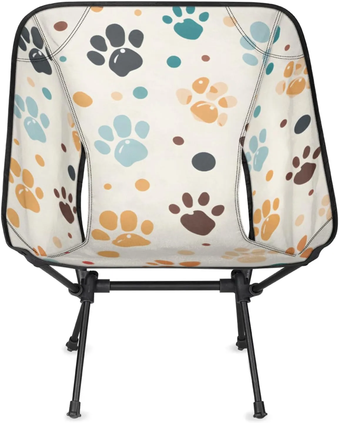 Honeybaby Folding Camping Chair Dog Paw Camping Chairs Lightweight Portable Chair Outdoor Foldable Chairs for Camping Travel Picnic Beach Hiking