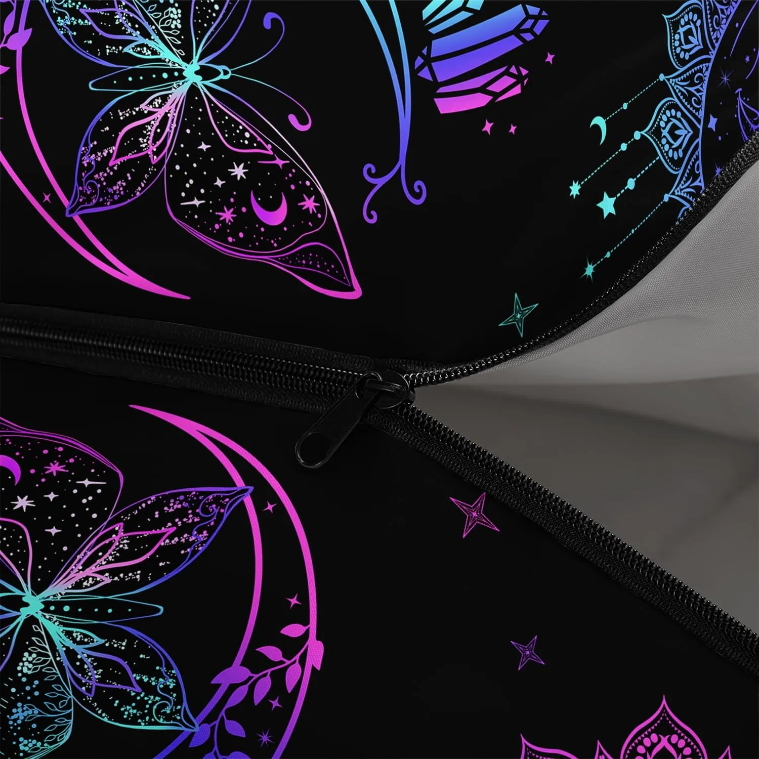 HOSIMA Boho Butterfly Sleeping Bags for Adults Cold Weather&Warm Weather Kids Sleeping Bags for Camping Hiking Travel-Compact Mummy Sleeping Bag,Ultra Light Sleeping Bag for Backpacking.
