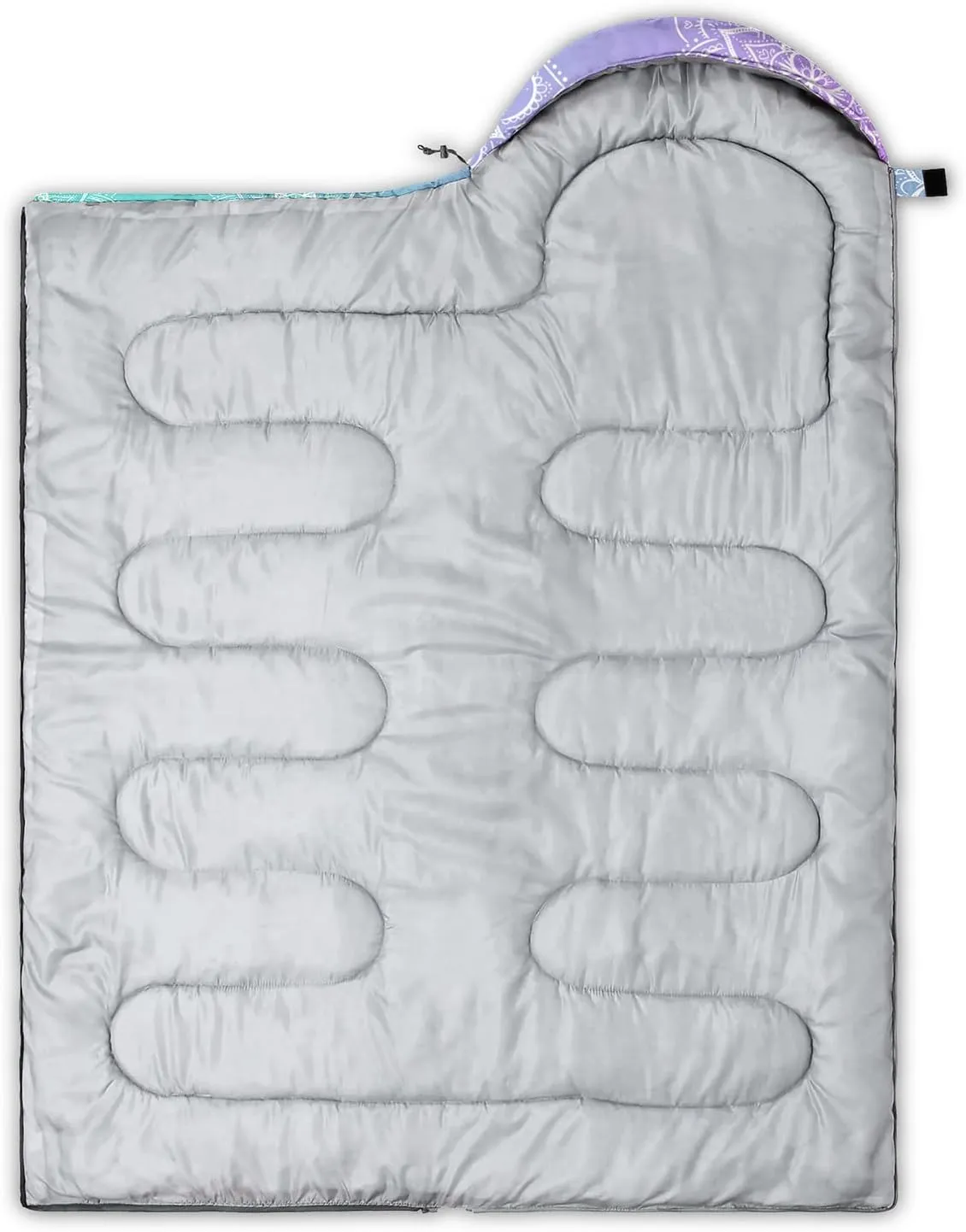 HOSIMA Cartoon Axolotl Sleeping Bags for Kids 10-12,Blue Cartoon Kids Sleeping Bags for Girls Boys,Compact Sleeping Bag for Camping Essentials and Hiking.
