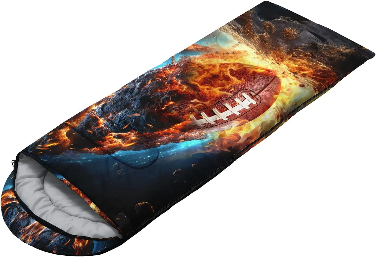 HOSIMA Dear Hunting Pattern Cold Weather Sleeping Bags for Adults,Black Light Weight Sleeping Bags for Kids Adults,WaterProof Sleeping Bags for Outdoors Hiking.