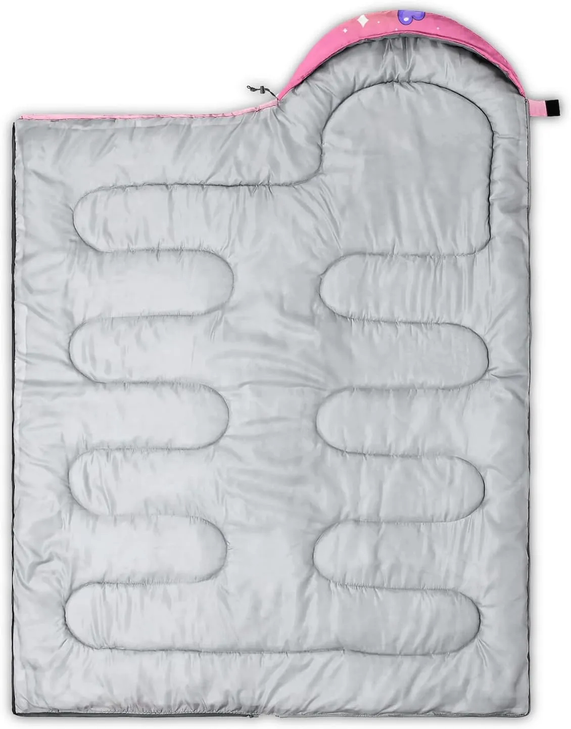 HOSIMA Nautical Theme Sleeping Bags for Adults Cold Weather & Warm Weather Hiking Sleeping Bags for Backpacking,Anchor Floral Pattern Kids Sleeping Bags for Camping Essentials for Tenting.