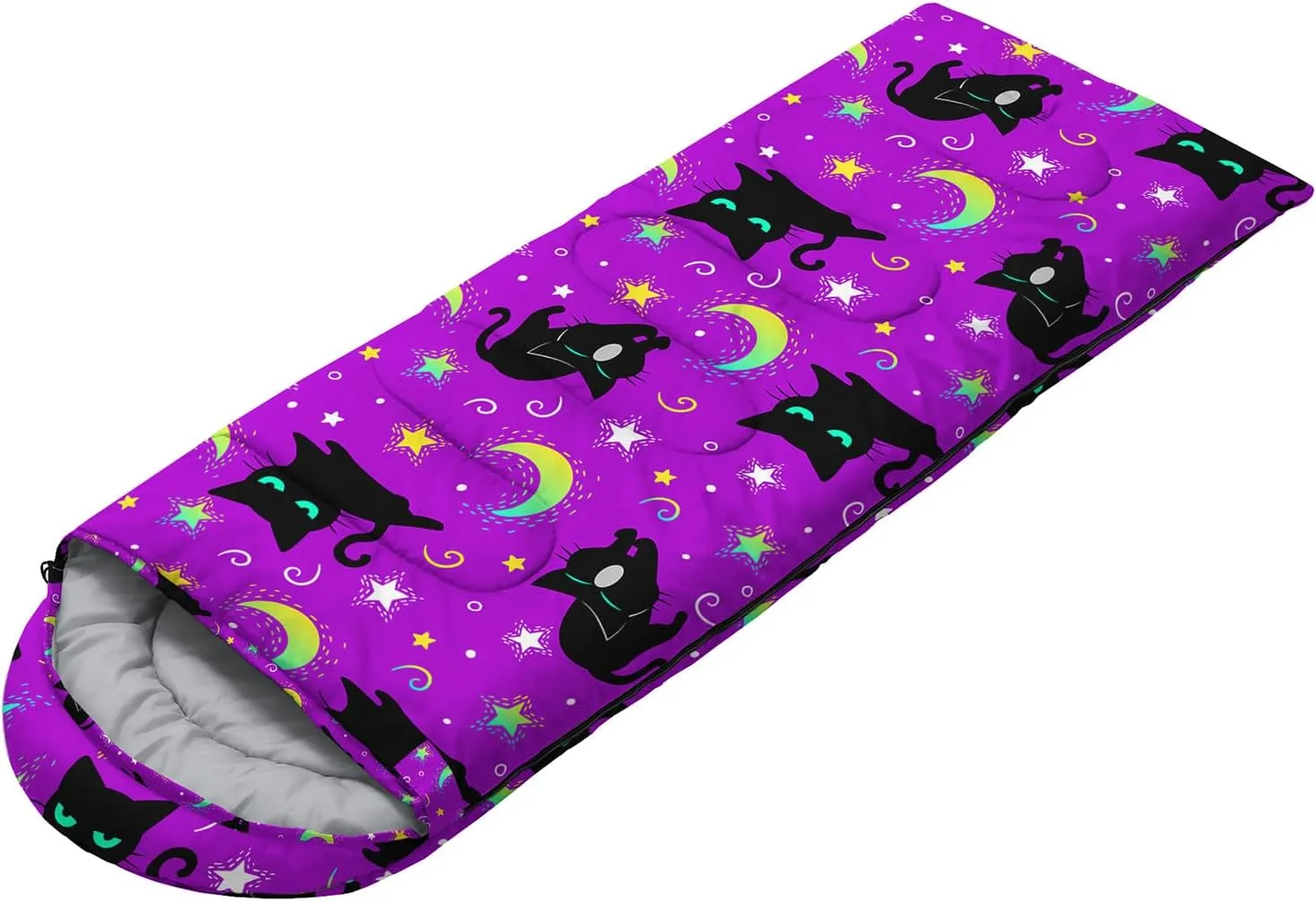 HOSIMA Nautical Theme Sleeping Bags for Adults Cold Weather & Warm Weather Hiking Sleeping Bags for Backpacking,Anchor Floral Pattern Kids Sleeping Bags for Camping Essentials for Tenting.