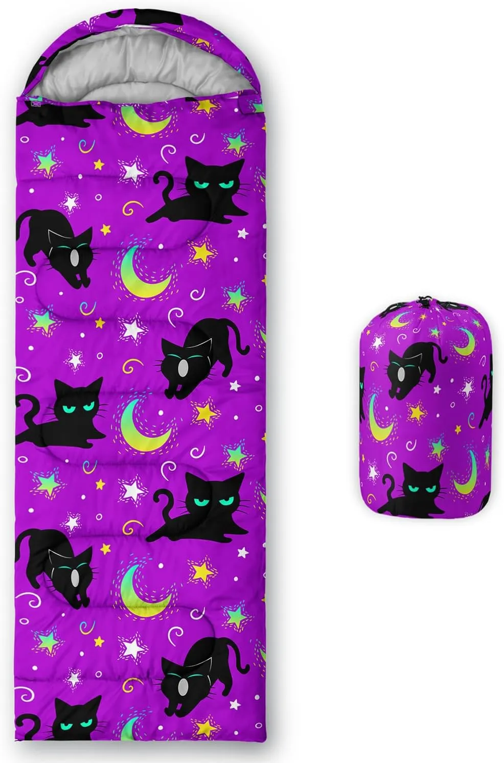 HOSIMA Nautical Theme Sleeping Bags for Adults Cold Weather & Warm Weather Hiking Sleeping Bags for Backpacking,Anchor Floral Pattern Kids Sleeping Bags for Camping Essentials for Tenting.
