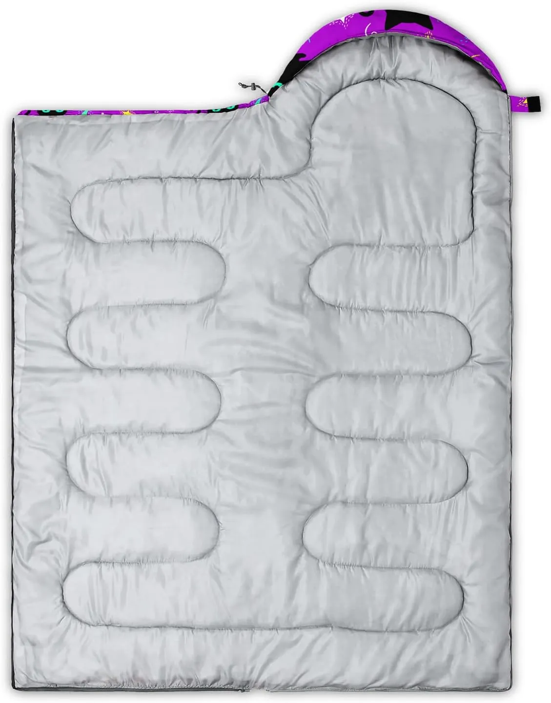 HOSIMA Nautical Theme Sleeping Bags for Adults Cold Weather & Warm Weather Hiking Sleeping Bags for Backpacking,Anchor Floral Pattern Kids Sleeping Bags for Camping Essentials for Tenting.