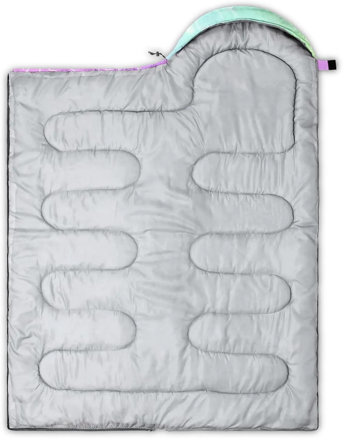 HOSIMA Nautical Theme Sleeping Bags for Adults Cold Weather & Warm Weather Hiking Sleeping Bags for Backpacking,Anchor Floral Pattern Kids Sleeping Bags for Camping Essentials for Tenting.