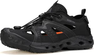 HUMTTO Women's Amphibious Closed Toe Hiking Sandals Quick-Dry Water Shoes Non-Slip Athletic Adjustable Outdoor Fisherman Summer Beach Walking Travel Sandals