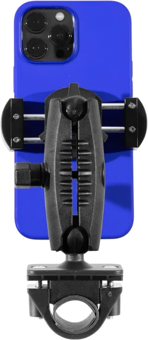 iBOLT Moto-Vise Bizmount Heavy Duty Handlebar/Post/Pole/Rail Mount for Watersports, Kayaking, Fishing, Off-Roading Etc. for All Phones 2 to 4 inches Wide