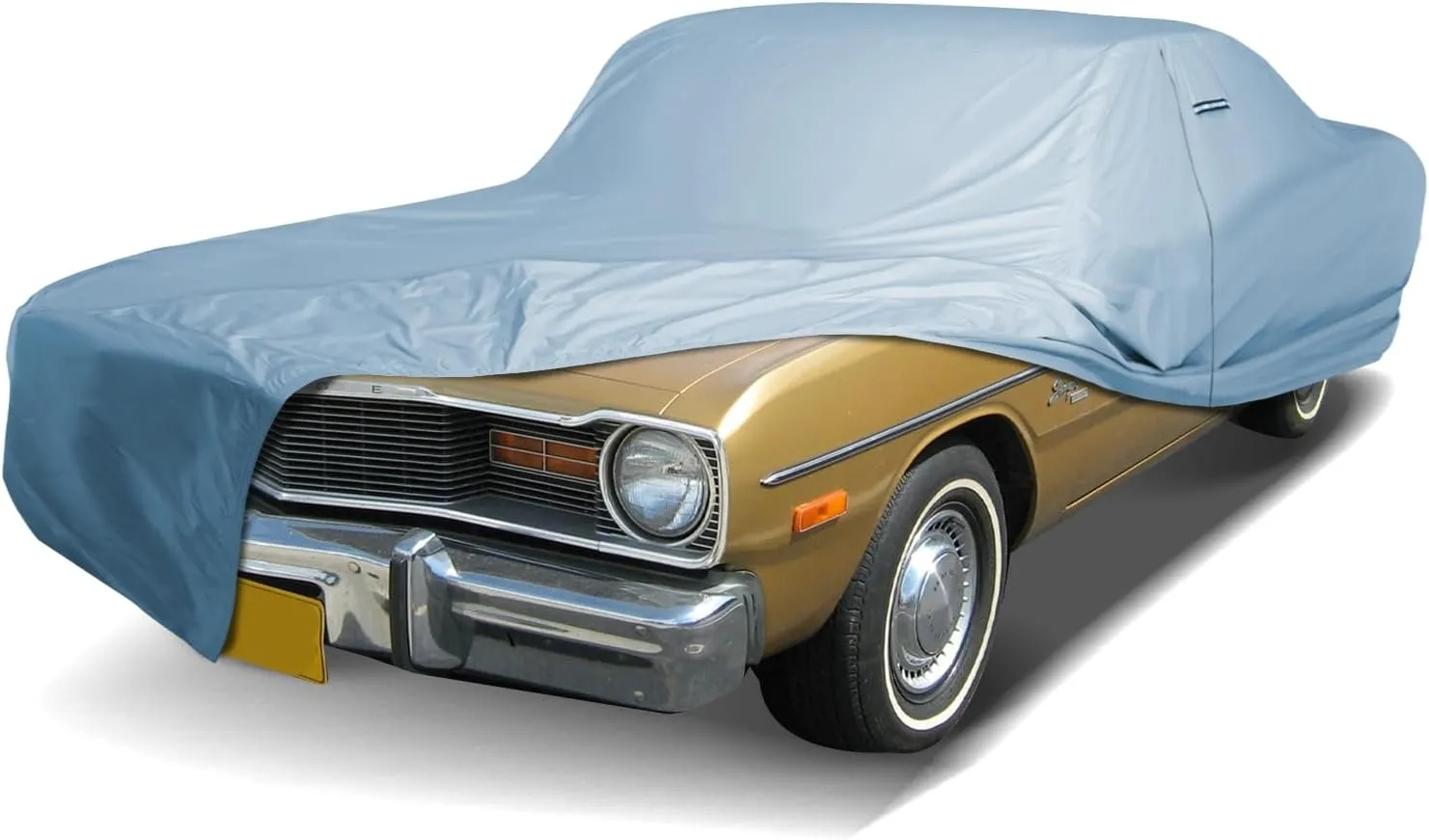 iCarCover Premium Car Cover for 1967-1976 Dodge Dart Heavy Duty Waterproof All Weather Automobiles Custom Fit Indoor Outdoor UV Snow Protection Covers with Straps and Bag